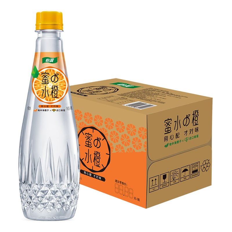 C'estbon 怡宝 蜜水橙橙水果饮料 480ml*15整箱 35.61元（需买3件，需用券）