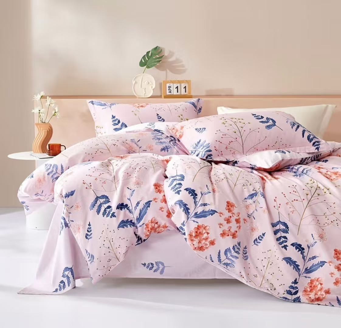 BLISS 百丽丝 100%全棉印花四件套 妆台秋思 1.5米床 券后89.34元