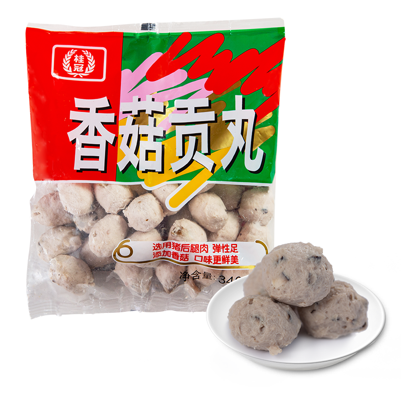 plus会员：桂冠 香菇贡丸 340g x5件 14.52元/件（需拍5件，共72.6元，多重优惠）