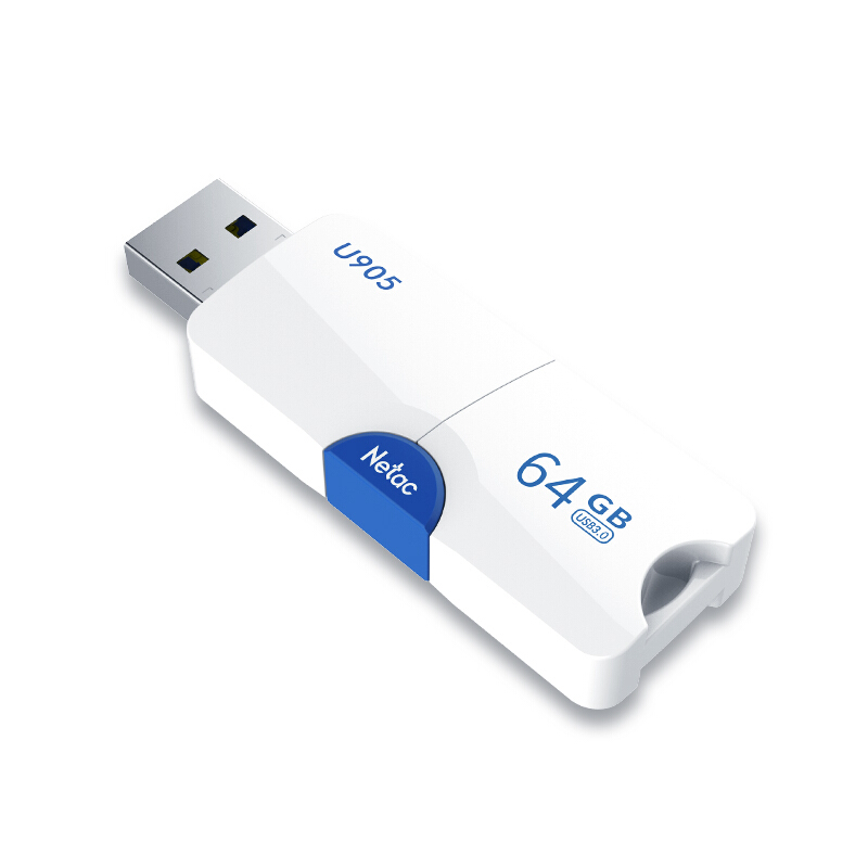 Netac 朗科 U905 USB 3.0 U盘 白色 64GB USB 券后22.9元