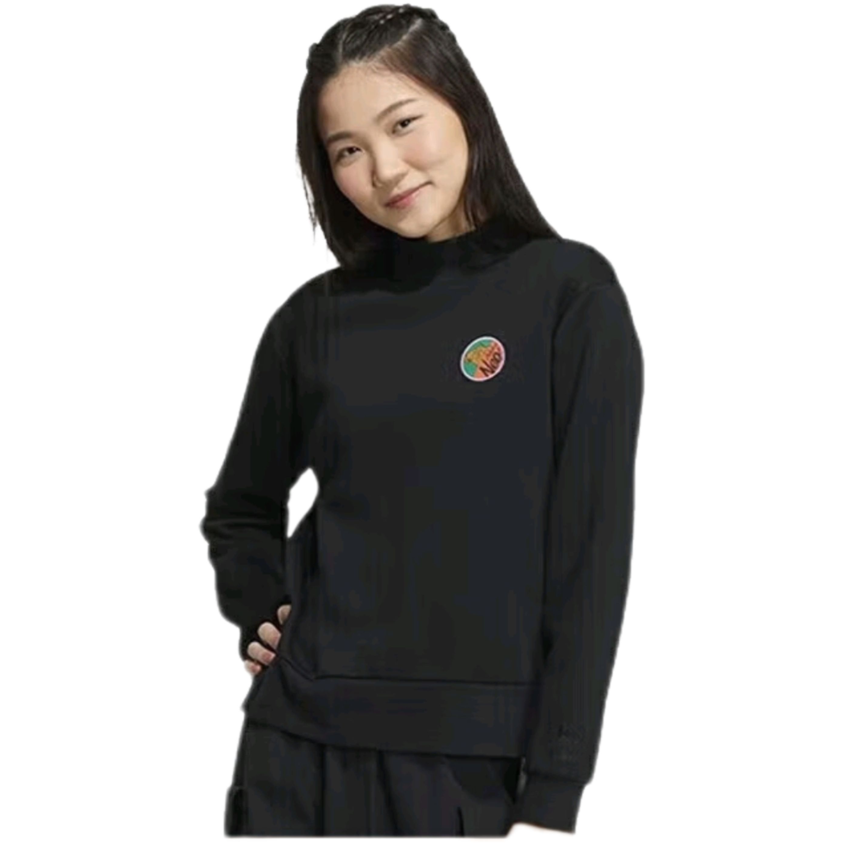 PLUS会员：阿迪达斯 ADIDAS NEO女子运动休闲系列W VBE SWEAT2 运动套头衫HN2369 S码 64.5元