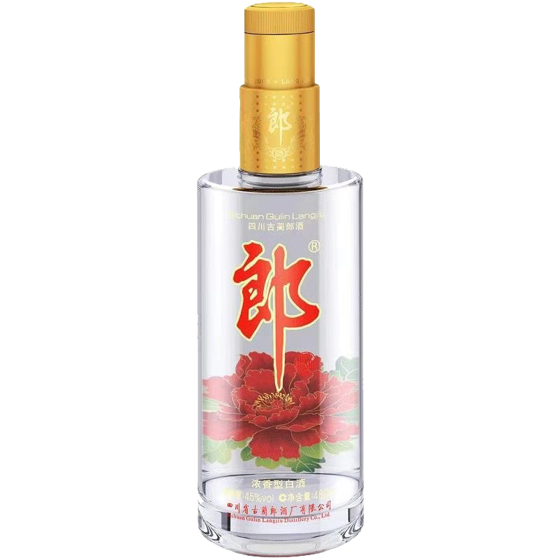 PLUS会员：LANGJIU 郎酒 顺品郎 金盖装 45﹪vol 兼香型白酒 480ml 单支装*2件 65元 （需买2件，需用券）