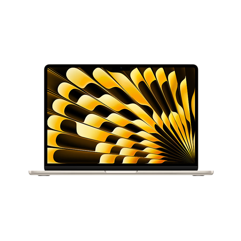 Apple 苹果 AI笔记本/2024 MacBook Air 13.6英寸 M3 (8+8核) 16G 256G星光色电脑 MC8J4CH/A 6363.21元