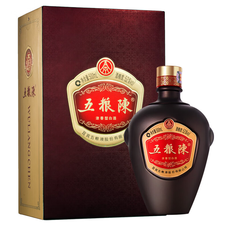 五糧液股份 白酒 52度 500mL 1瓶 五糧陳 傳承 79.90元包郵（需試用）