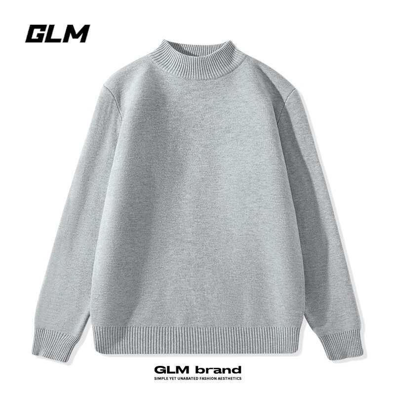 GLM 男士半高领毛衣*1+棉裤*1+打底衫*1 32.83元（需领券 +棉裤41.05元+打底衫24.62元）