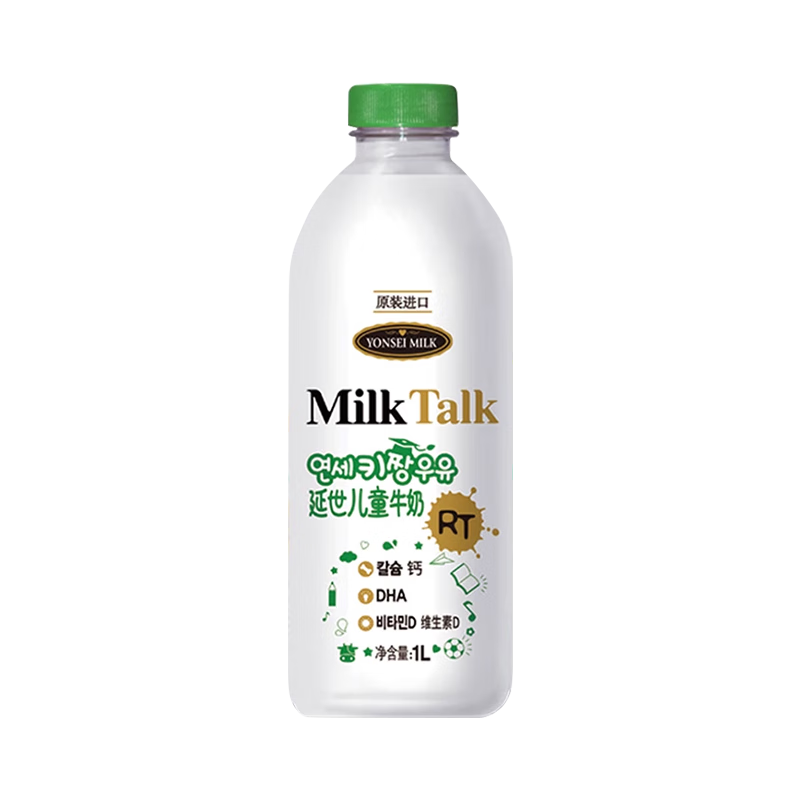 預(yù)售：Yonsei Milk 延世牧場 全脂牛奶 1L*3瓶*8期（共24瓶） 639.72元 包郵（定金10元，立減384元）