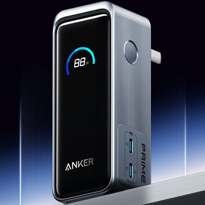 限移动端、京东百亿补贴：Anker 安克 A1339 Prime二合一氮化镓充电宝 黑色 9600mAh 65W 397.01元