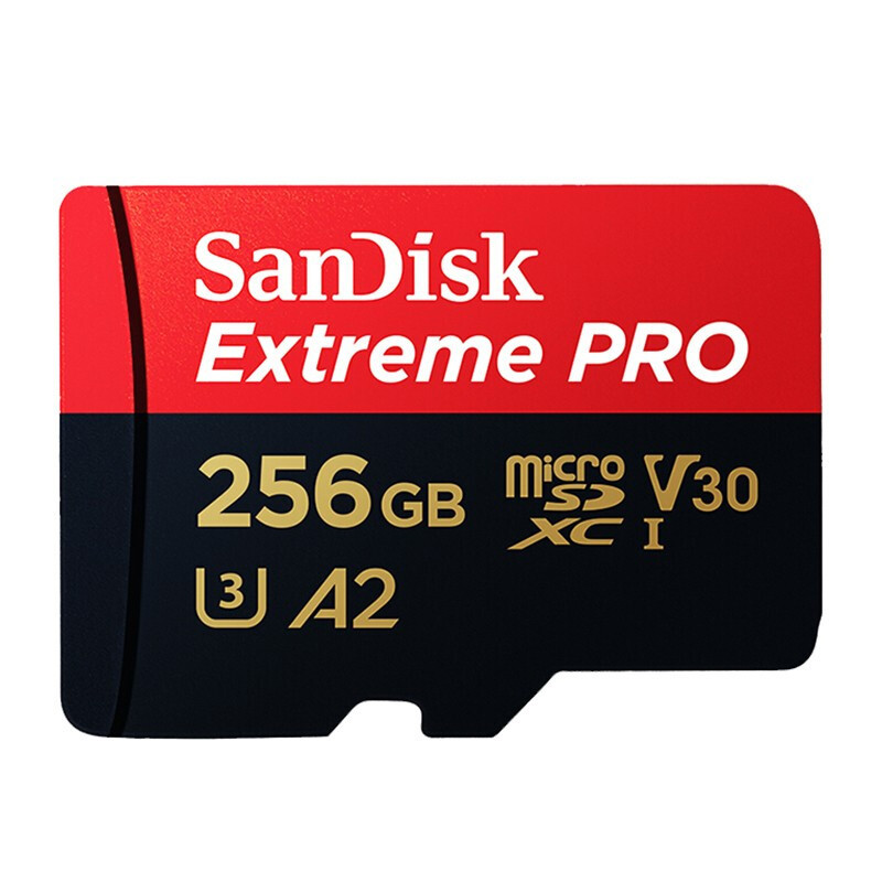 SanDisk 闪迪 256GB TF（MicroSD）内存卡 A2 4K V30 U3 C10 至尊超极 读速200MB/s 写速140MB/s 券后178.21元