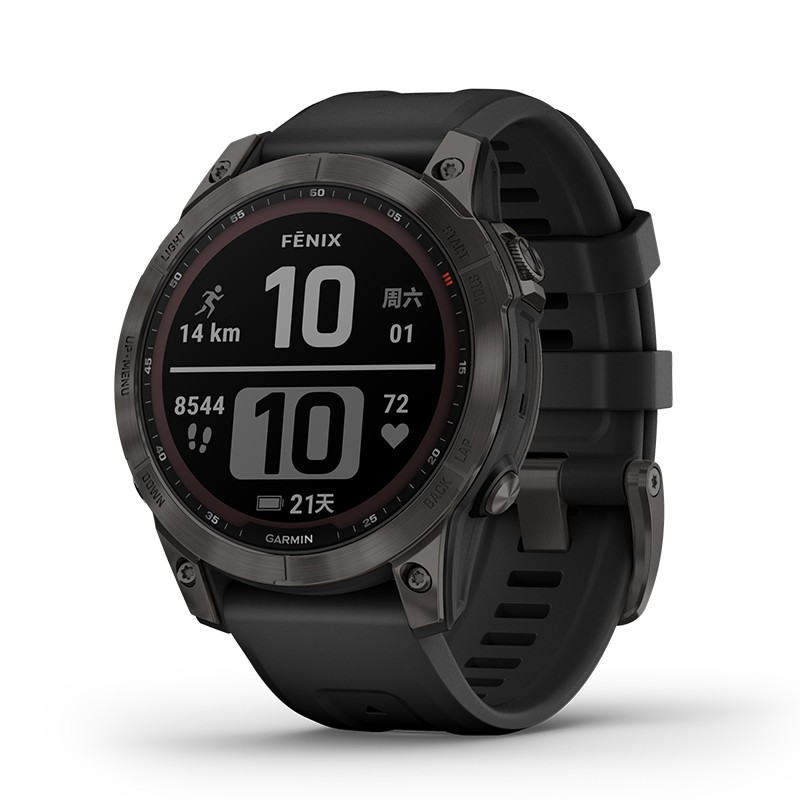 京东PLUS：GARMIN 佳明 Fenix7太阳能蓝宝石DLC运动手表 碳黑旗舰版 券后3860元