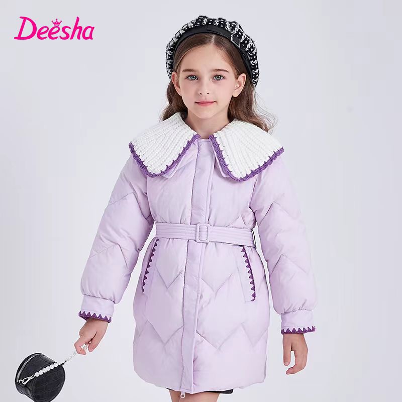 Deesha 笛莎 优雅收腰羽绒服 238.5元