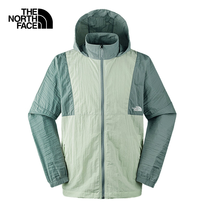 THE NORTH FACE 北面 防风夹克男户外防风防泼外套7WDM 绿色/KIH 315.81元