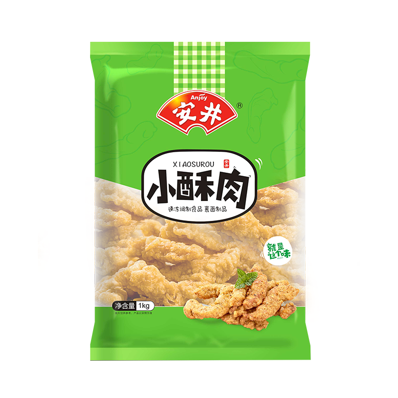 限移動(dòng)端、京東百億補(bǔ)貼：Anjoy 安井 小酥肉 1kg 21.9元