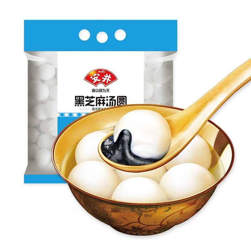 Anjoy 安井 黑芝麻湯圓 800g 15.33元