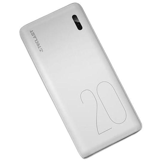 Teclast 臺(tái)電 C20 Pro-W 移動(dòng)電源 白色 20000mAh Type-C/Micro-B 22.5W 59元