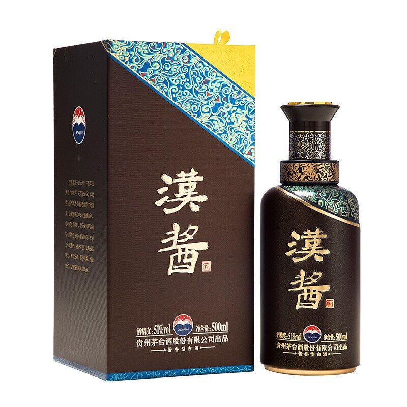 MOUTAI 茅臺 漢醬3.0 51%vol 醬香型白酒 500ml 單瓶裝 券后290.16元