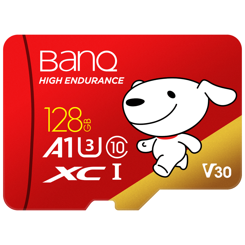 plus:banq&JOY联名款 128GB TF MicroSD 存储卡 35.61元