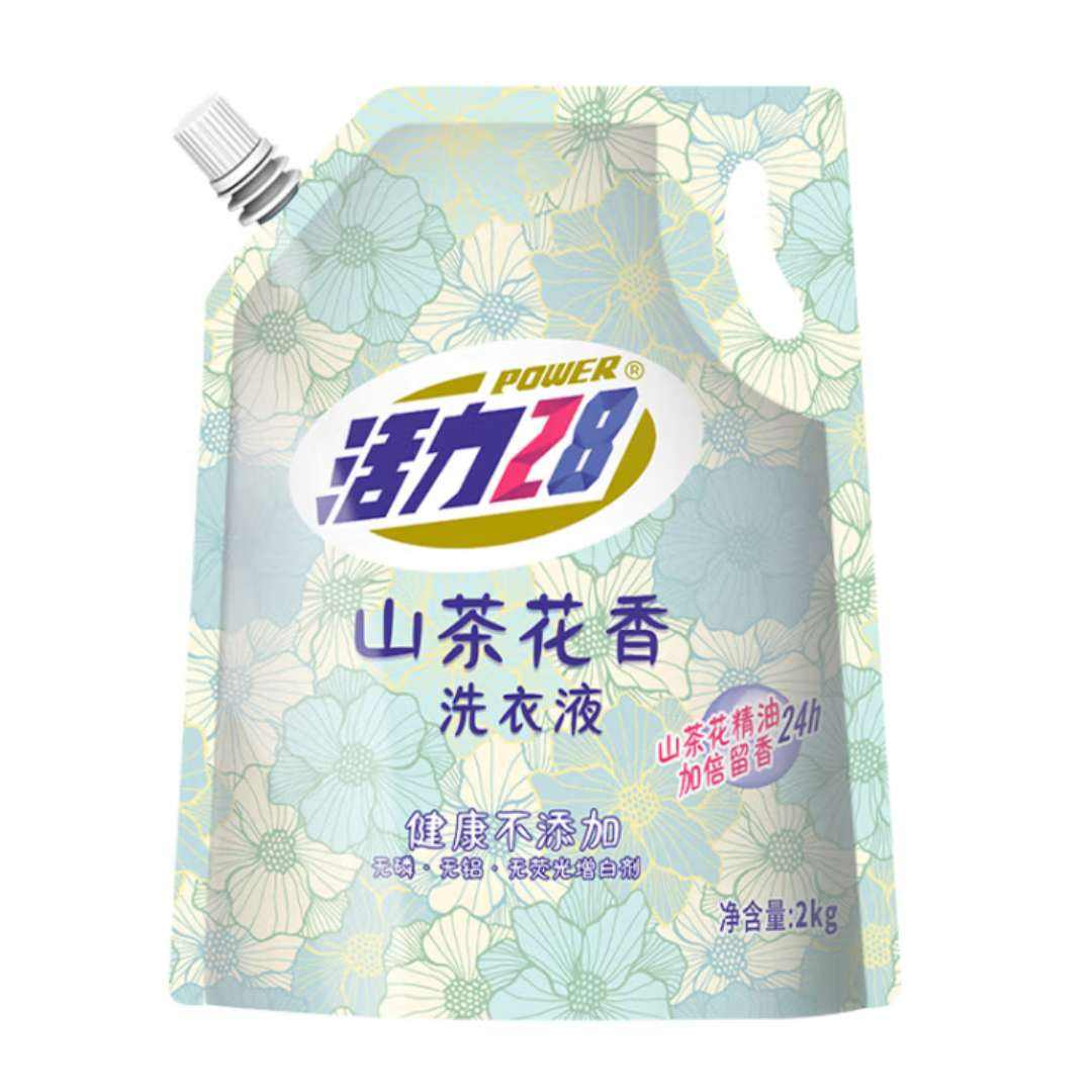 plus會員：活力28 山茶花洗衣液2kg 6.35元