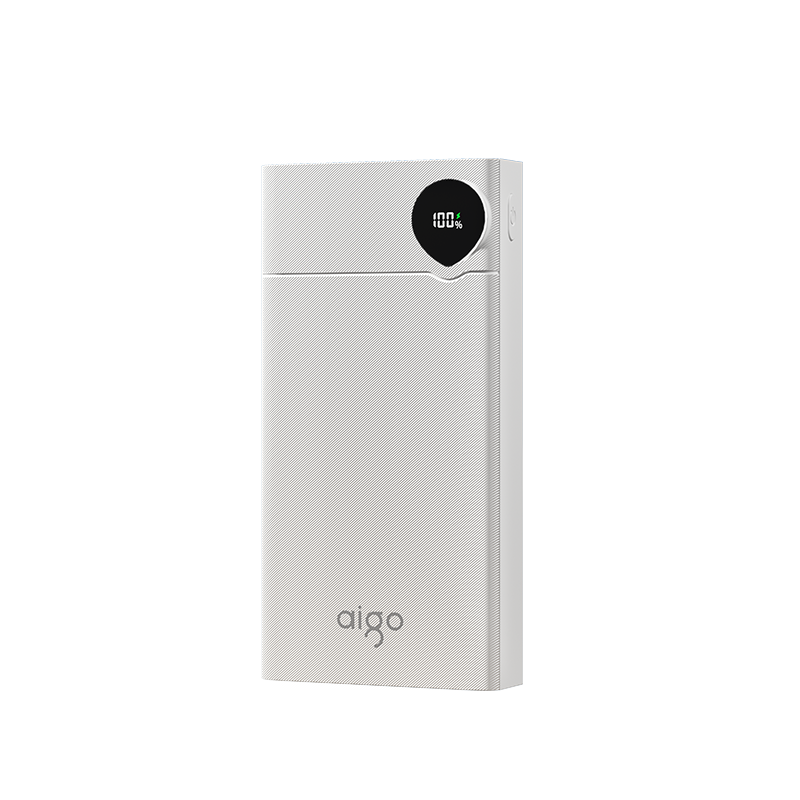 PLUS會員：aigo 愛國者 移動充電寶 10000mAh 珍珠白 58.9元包郵