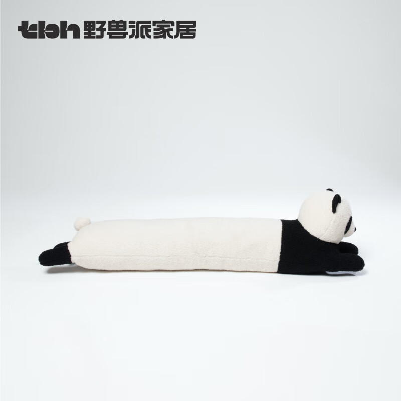 tbh 野獸派家居 熊貓嘭嘭條形抱枕 PANDA POMPOM 條形抱枕 22x115cm 券后71.52元