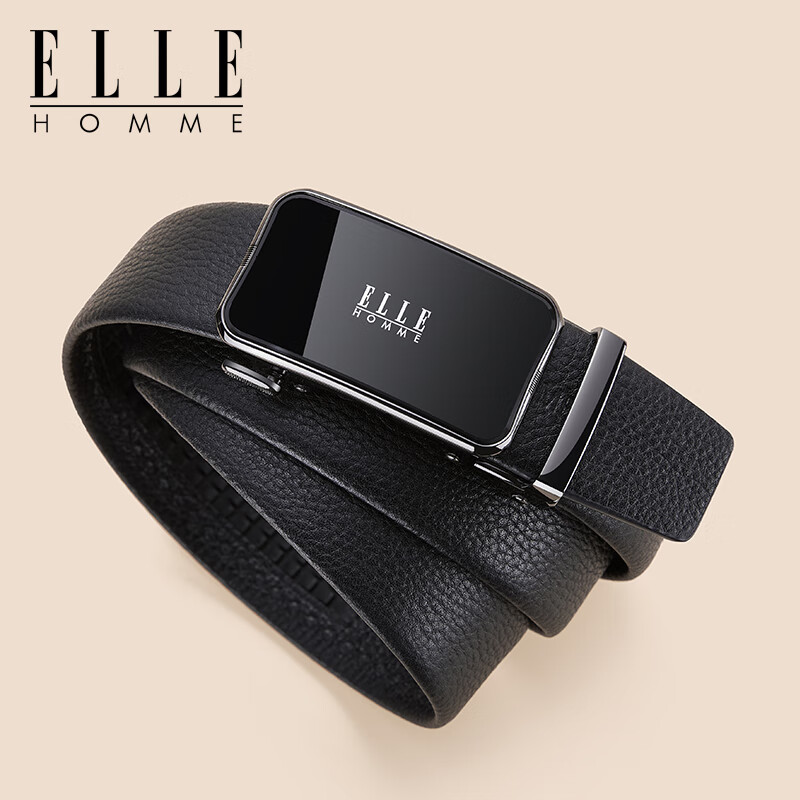 ELLE HOMME 法國品牌男士真皮皮帶 券后77.66元