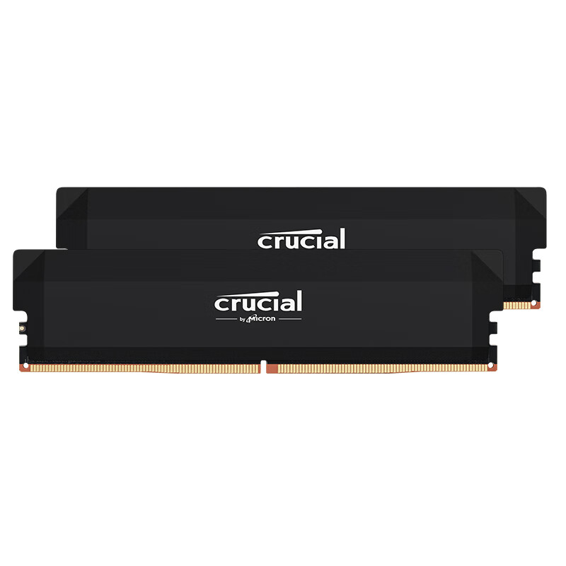 Crucial 英睿達 Pro系列 DDR5 6400Hz 臺式機內存條 32GB（16GB×2） 619元包郵（曬單返20E卡后