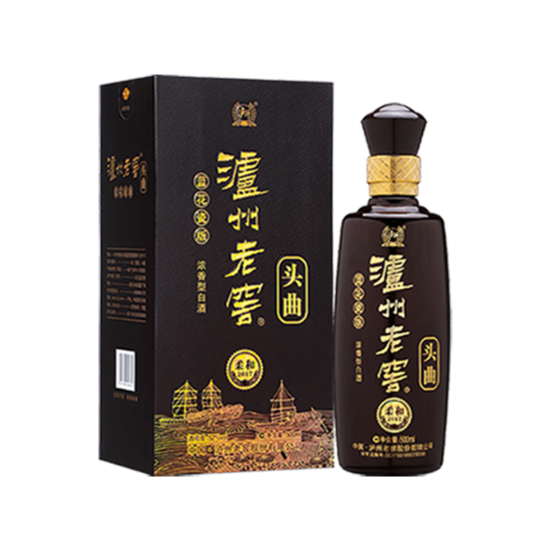 瀘州老窖 藍花瓷頭曲 濃香型白酒 52度 500ml 124.76元（需領(lǐng)券）