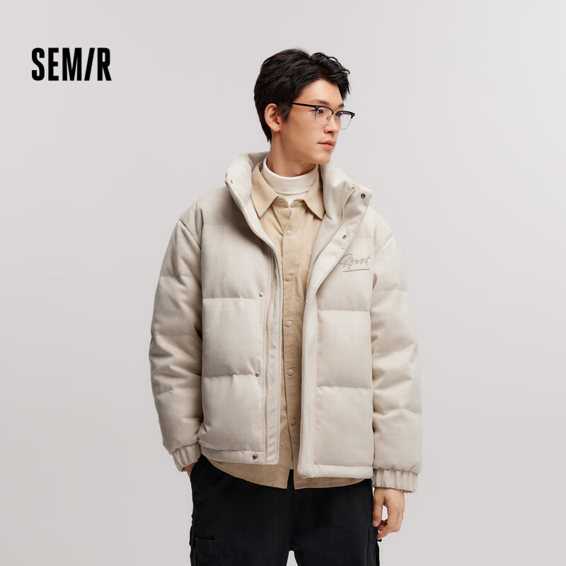 plus會(huì)員：Semir 森馬 男子仿麂皮絨面羽絨服 274.66元包郵