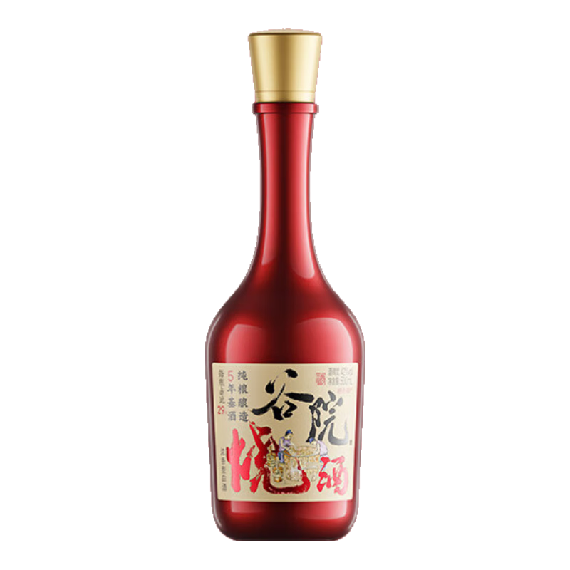 谷小酒 綿柔濃香白酒42度 500mL 1瓶  19.9元（京東試用）