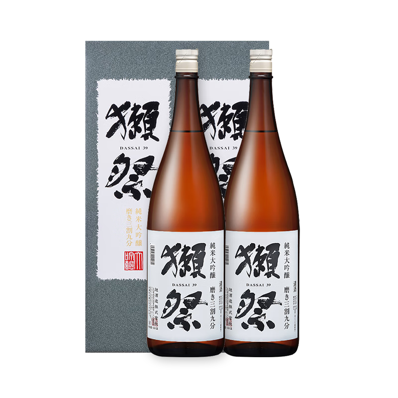 京東百億補貼：Dassai 獺祭39三割九分 日本清酒 1.8L*2  790元