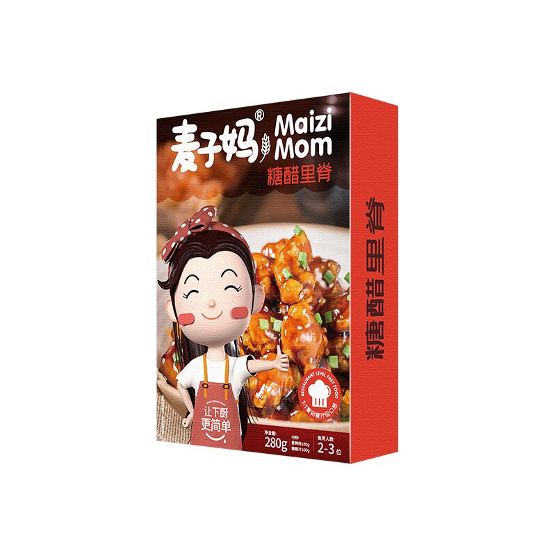 麥子媽 糖醋里脊 280g 32元