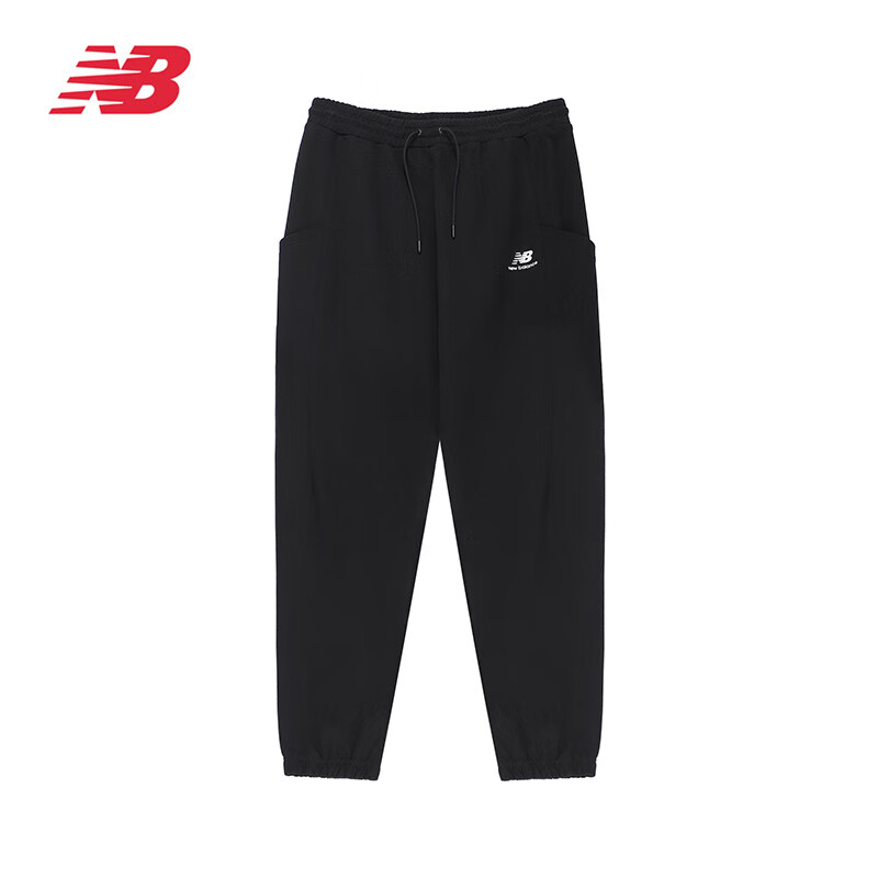 new balance NB運(yùn)動(dòng)褲舒適透氣運(yùn)動(dòng)長(zhǎng)褲男女休閑褲束腳舒適工 - 6LC38422-BK S 59元