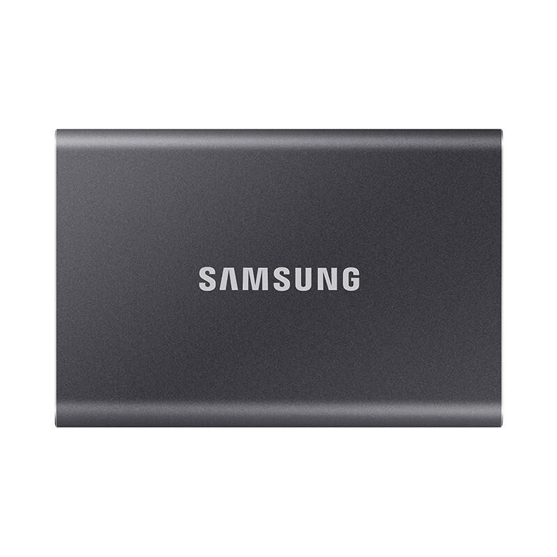 SAMSUNG 三星 T7 USB 3.2 Gen 2 移動固態(tài)硬盤 Type-C 1TB 太空灰 704元包郵（需定金10元，1月1日0點付尾款，需用券）