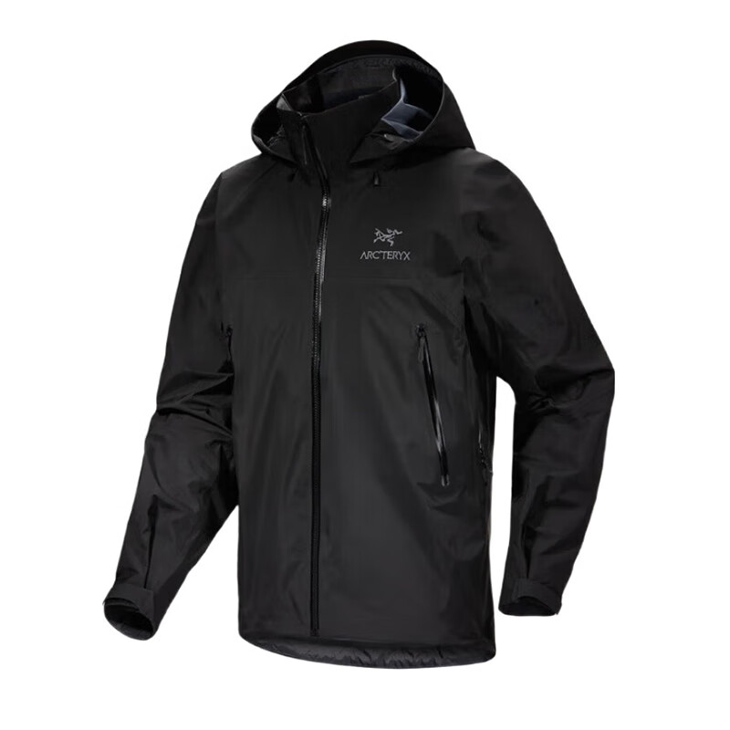 ARC'TERYX 始祖鳥 戶外徒步登山防風(fēng)防水硬殼連帽沖鋒衣 黑色 L 5100元