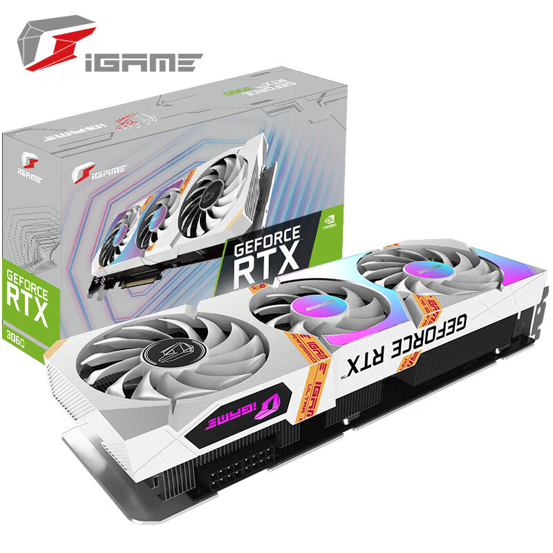 COLORFUL 七彩虹 GeForce RTX 3060 Ultra W OC 8G 顯卡 1399元