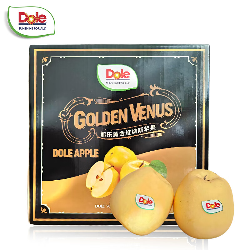 Dole 都樂 黃金維納斯蘋果 3斤裝 約7-9粒 ￥29.8