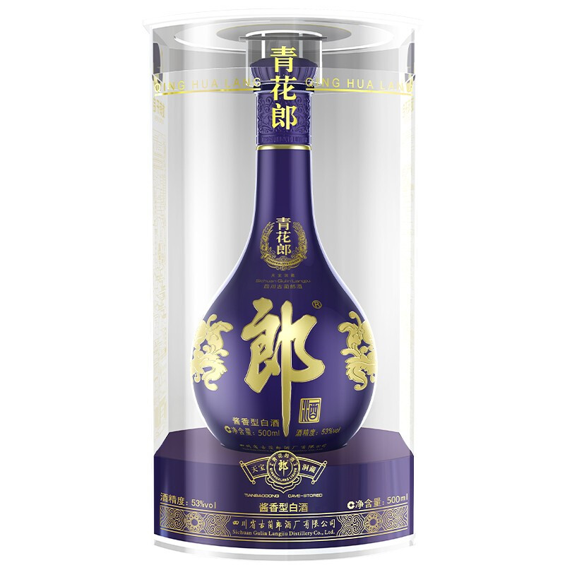 LANGJIU 郎酒 青花 天寶洞藏 陳釀 53%vol 醬香型白酒 500ml 單瓶裝 券后785元