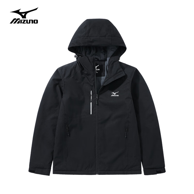 京東PLUS：Mizuno 美津濃 戶外夾克男女登山服外套防風(fēng) 多色可選 券后215.71元