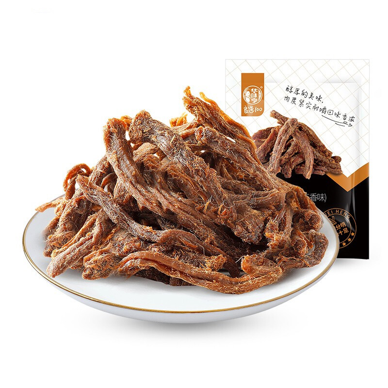 华味亨 猪肉条 五香味 50g（多款零食任选十件） 2.9元（需买10件，需用券）