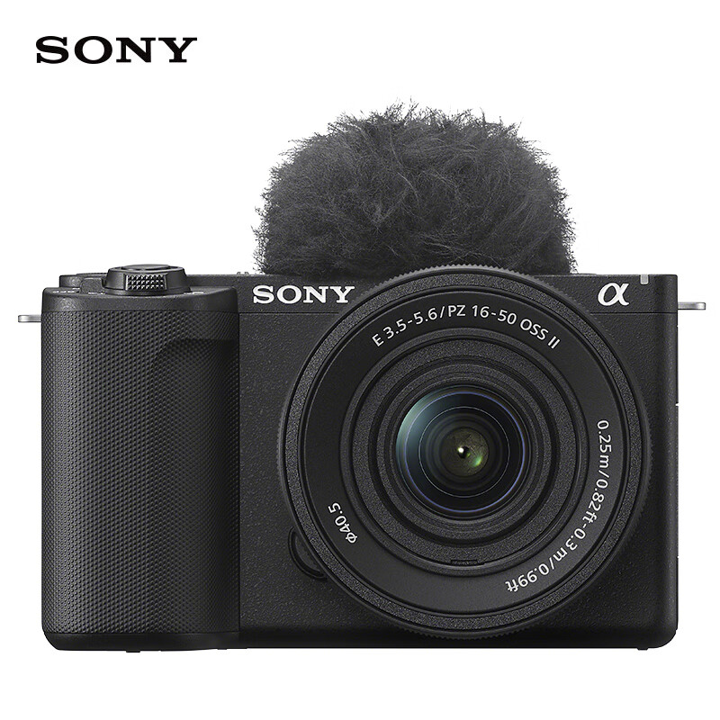 SONY 索尼 ZV-E10 II APS-C画幅 微单相机 黑色 F3.5 16-50mm OSS II 单头套机 券后5551.2元