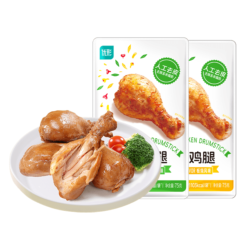 ishape 優(yōu)形 去皮雞腿 75g*10袋（任選10袋） 券后3.4元