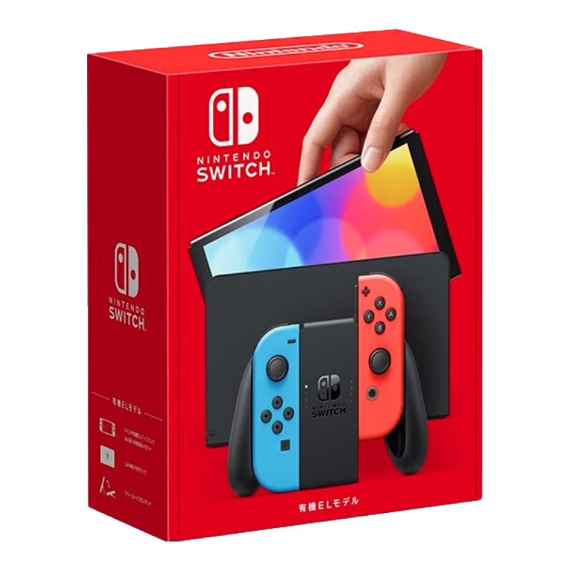 再降價、plus會員、限地區(qū)：Nintendo Switch任天堂 NintendoSwitch NS掌上游戲機(jī) OLED主機(jī) 日版紅藍(lán) 1631.01元（限湖北地區(qū)）