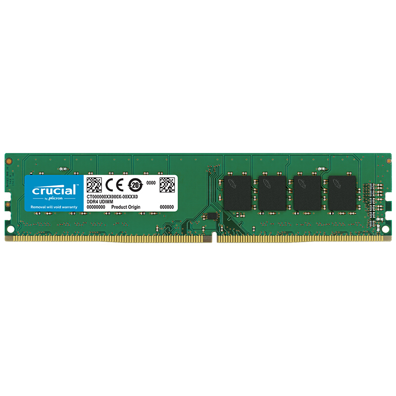 Crucial 英睿達(dá) 16GB DDR4 3200頻率 臺(tái)式機(jī)內(nèi)存條 美光（原鎂光）原廠顆粒 199元