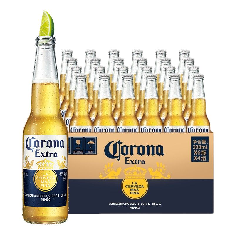 有券的上：Corona 科羅娜 特級啤酒 330ml*24瓶 108.5元