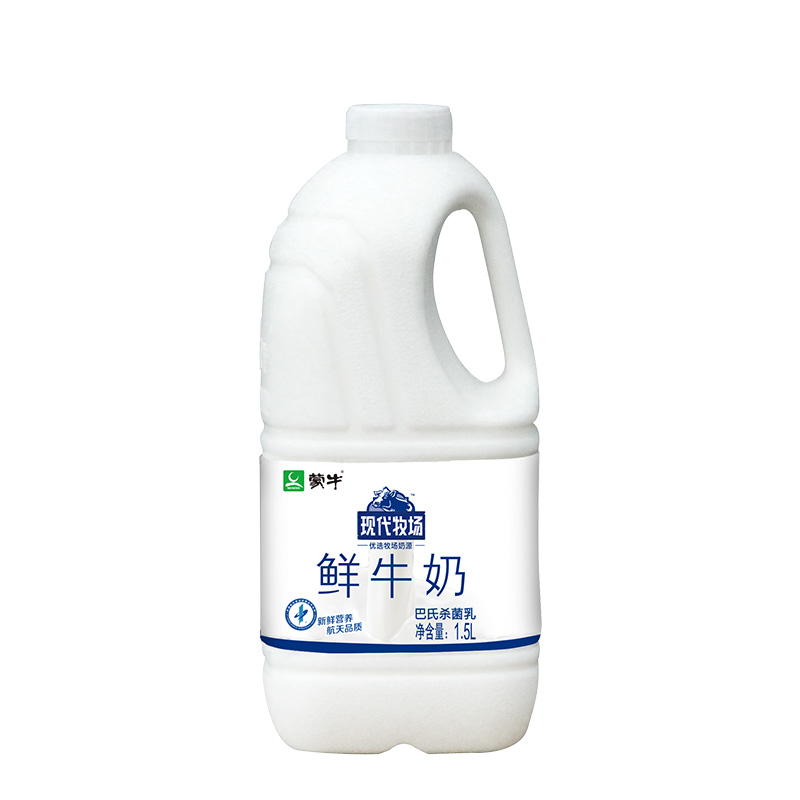 MENGNIU 蒙牛 现代牧场 鲜牛奶 1.5L 9.9元