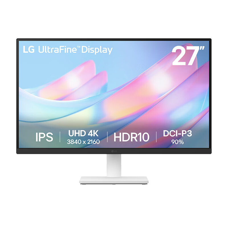 LG 樂金 27US500 27英寸 IPS 顯示器（3840×2160、60Hz、90％DCI-P3、HDR10） 券后1145.2元