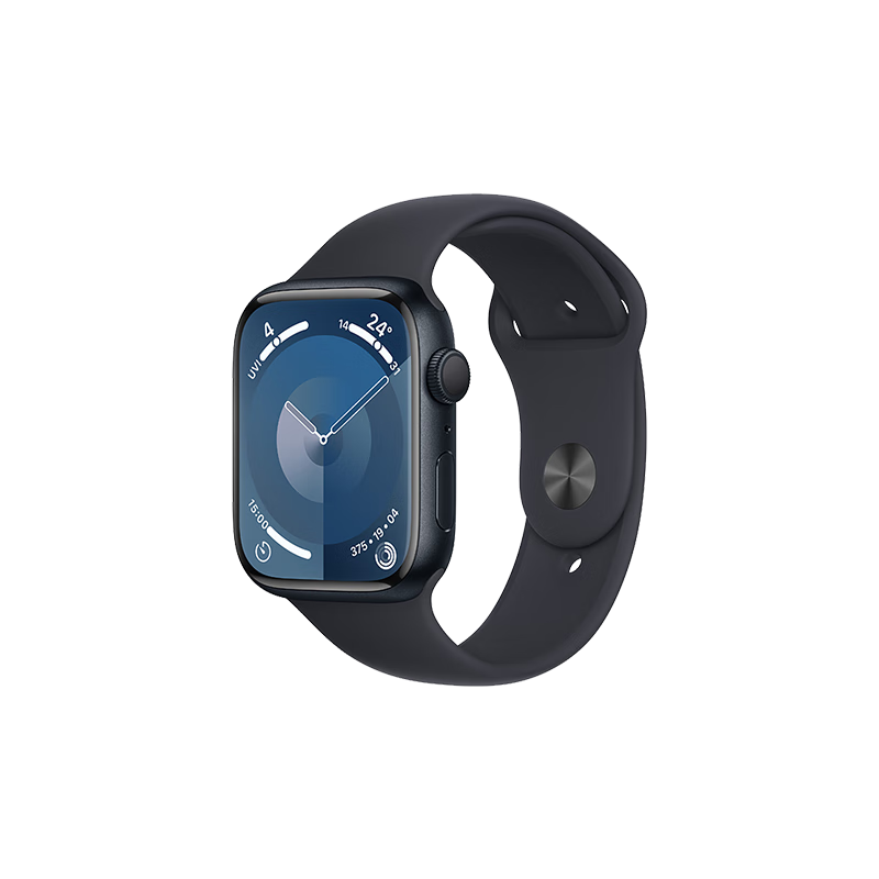 PLUS：Apple 蘋果 Watch S9 智能手表 GPS款 鋁金屬表殼+運動型表帶 45mm M/L 2088.51元包郵