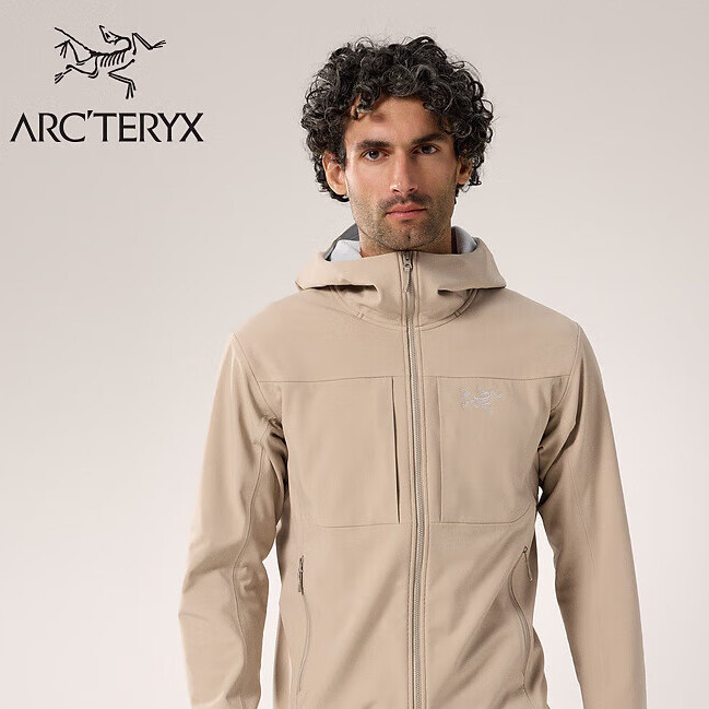 今日必买：ARC\'TERYX 始祖鸟 GAMMA系列 MX HOODY 男子软壳夹克 Smoke Bluff/浩渺灰 M 3600元