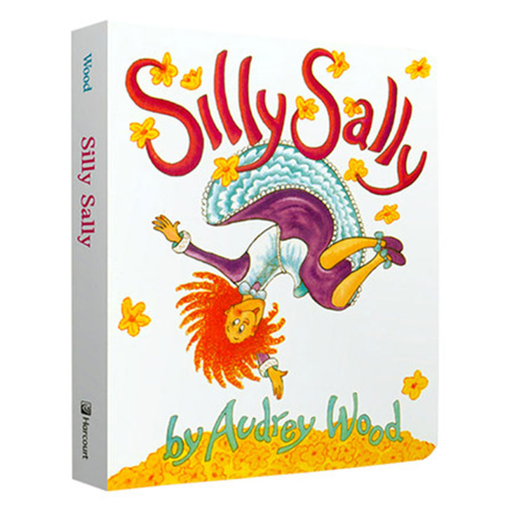 20点开始：《倒着走的女孩》 Silly Sally Board Book 英文进口原版 6.7元20:00起限量60件