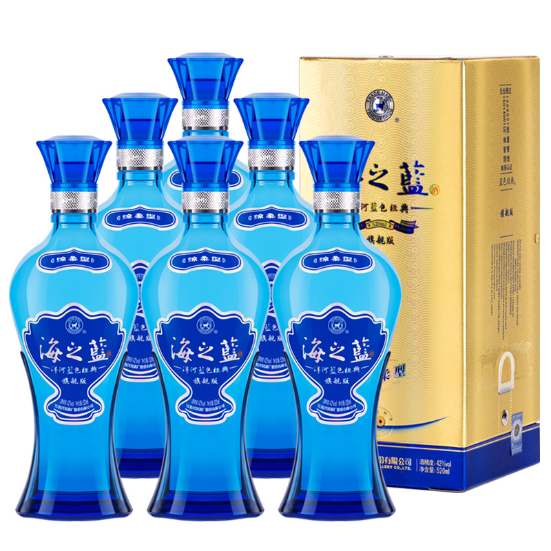 YANGHE 洋河 海之藍 42度 520ml*6瓶 券后690元