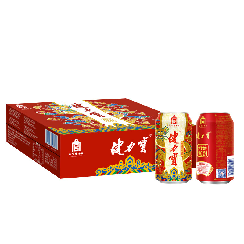 JIANLIBAO 健力寶 運動飲料 橙蜜味330ml*24禮盒裝送禮祥龍納吉 券后39.9元